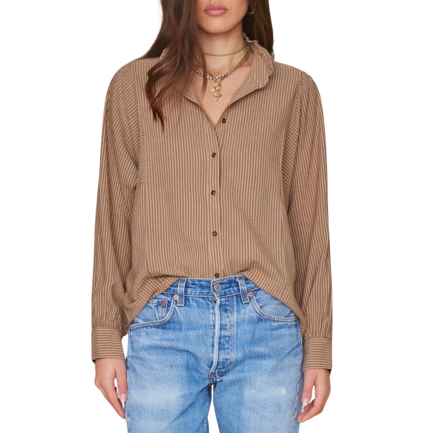 New Xirena Women's Serafina Shirt In Stripe